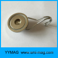 All-round NdFeB pot magnet hanging hook